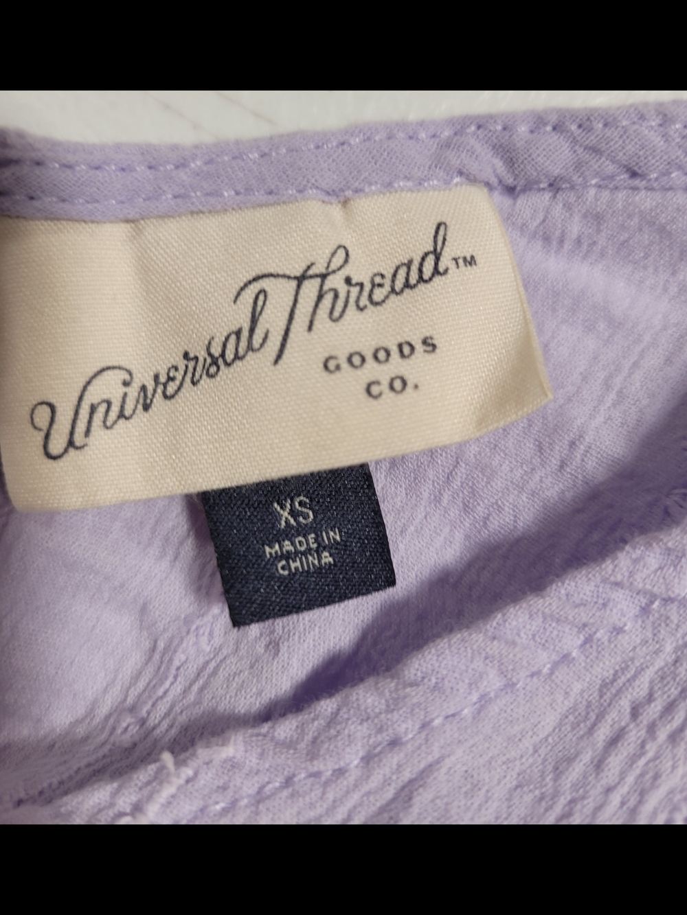 Universal Thread Lavender Textured Keyhole Tunic - Picture 2 of 3